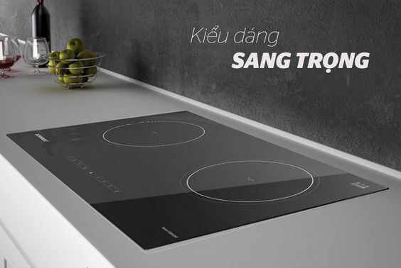 Bếp từ đôi Sunhouse SHB9122MT thiết kế sang trọng